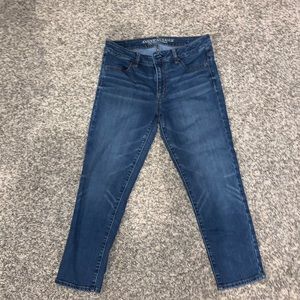 American Eagle Size 10 skinny crop jeans